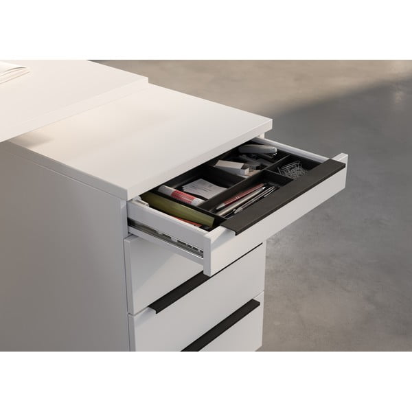 Bílá uzamykatelné skříňka 42x63 cm Mailand – Germania-image-1