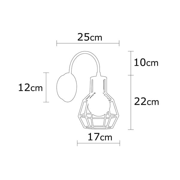 Nástěnné svítidlo v černé a bronzové barvě ø 17 cm Kapadokya – Opviq lights-image-3