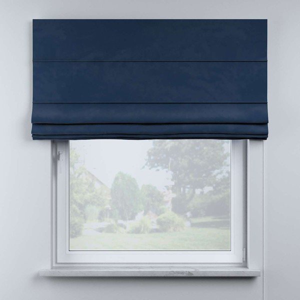 Modrá římská roleta 170x130 cm Posh Velvet - Yellow Tipi-image-1