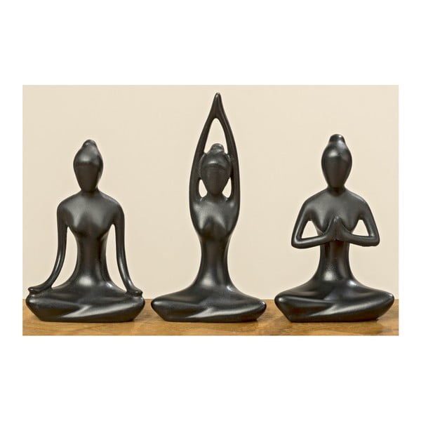 Sada 3 dekorativních sošek Boltze Yoga