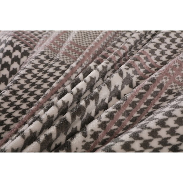 Šedé povlečení na jednolůžko z mikroplyše 140x200 cm – My House-image-2