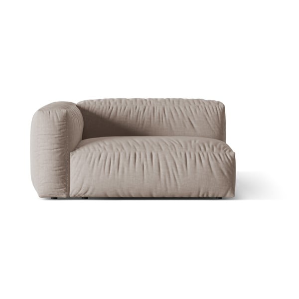 Béžový modul pohovky (levý roh) Martina – Micadoni Home