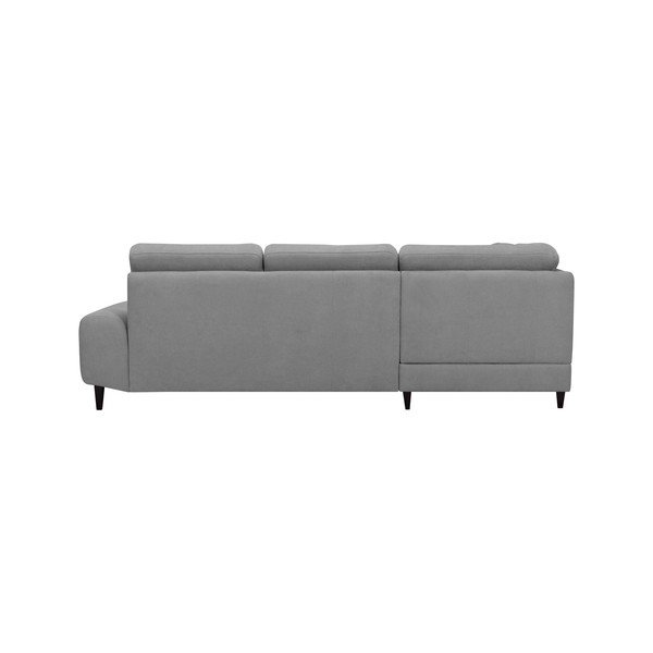 Světle šedá rohová rozkládací pohovka s úložným prostorem Windsor & Co Sofas, pravý roh Beta-image-2