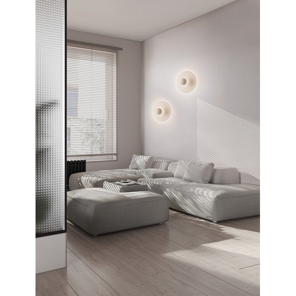 Bílé hliníkové LED nástěnné svítidlo Edem – Nova Luce-image-1