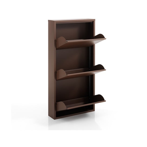 Hnědý nástěnný botník Tomasucci Sandy, výška 103 cm-image-2