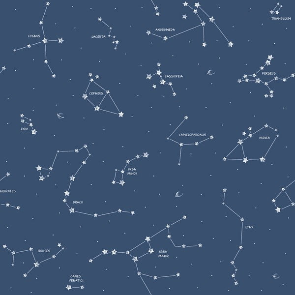 Papírová dětská tapeta 10 m x 53 cm Constellations – Vavex