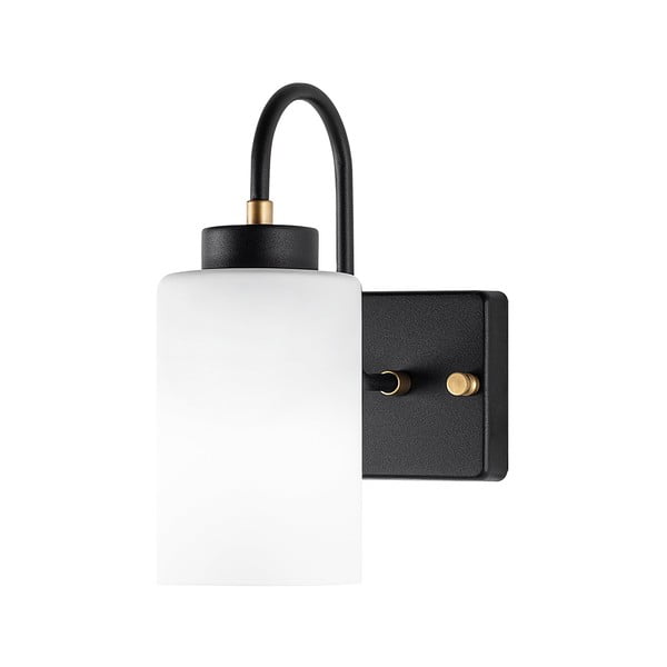 Černobílé nástěnné svítidlo ø 10 cm Duzsuz – Opviq lights