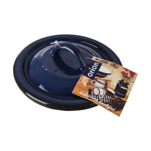 Modrá smaltovaná poklice Orion, ⌀ 14 cm-image-3