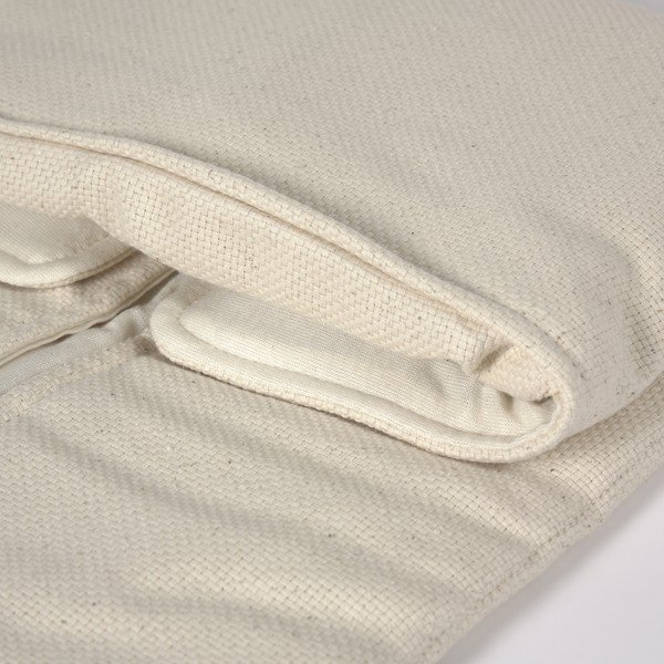Bílá cestovní podložka na přebalování z organické bavlny Kave Home Jeila-image-2
