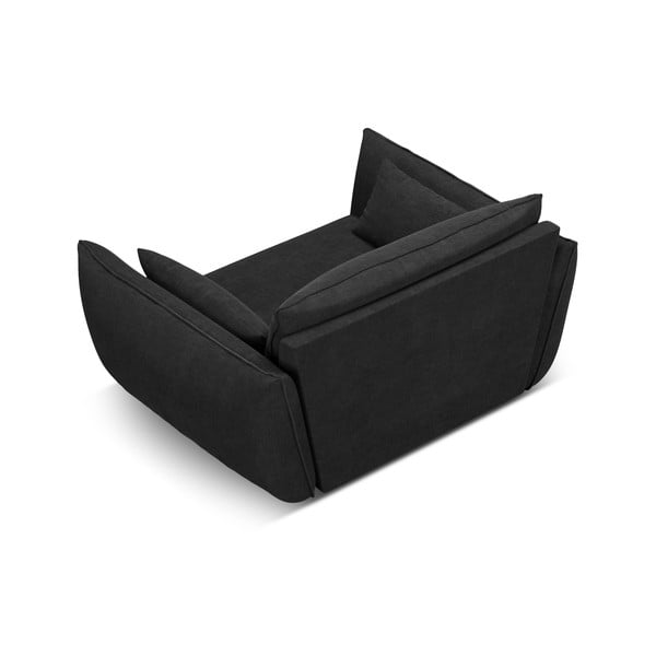 Tmavě šedé křeslo Vanda – Mazzini Sofas-image-3