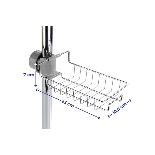 Samodržící koupelnová polička z nerezové oceli - Maximex-image-4
