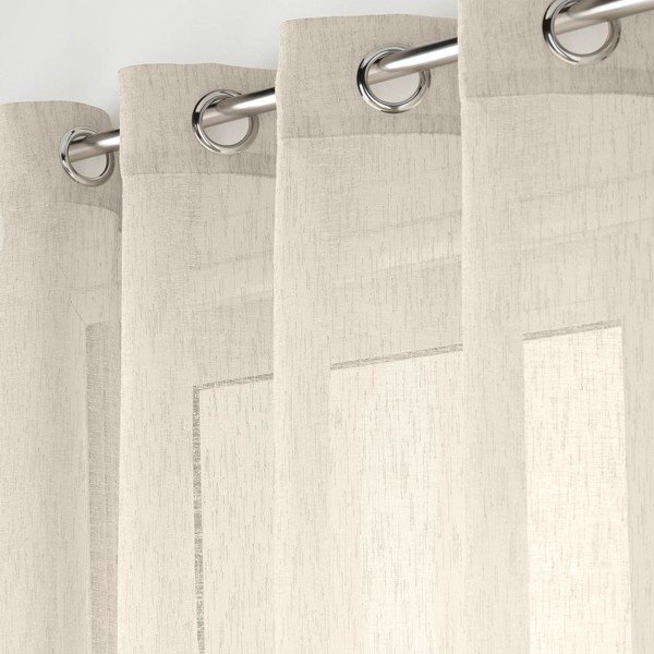 Záclona v přírodní barvě 300x240 cm Carlin – douceur d'intérieur-image-2