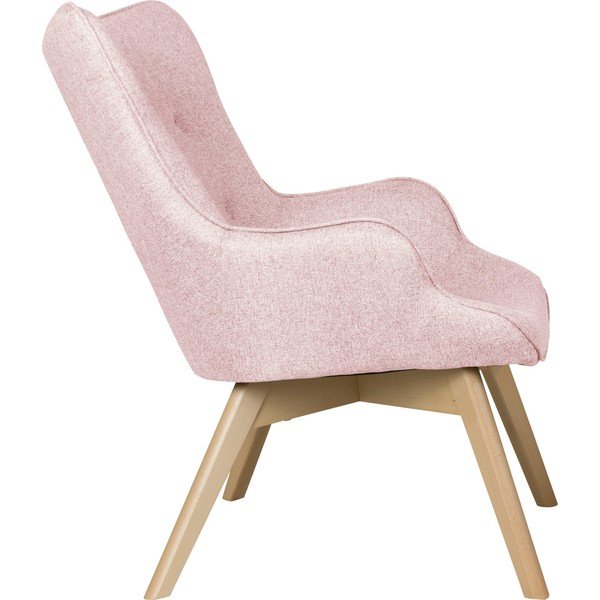 Světle růžové křeslo Niko – Ropez-image-3
