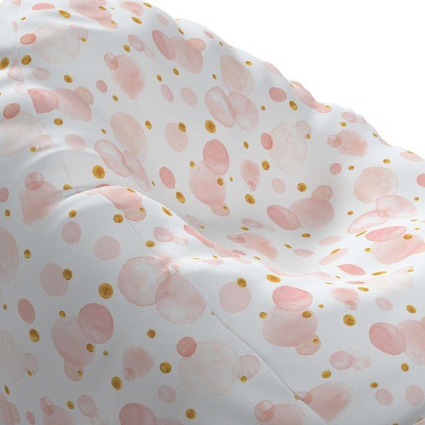 Růžový dětský sedací vak Magic  - Yellow Tipi-image-1