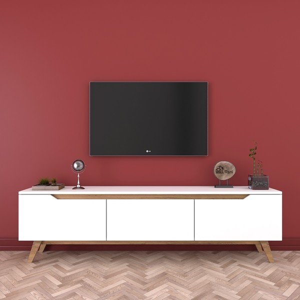 Bílý TV stolek Wren-image-4