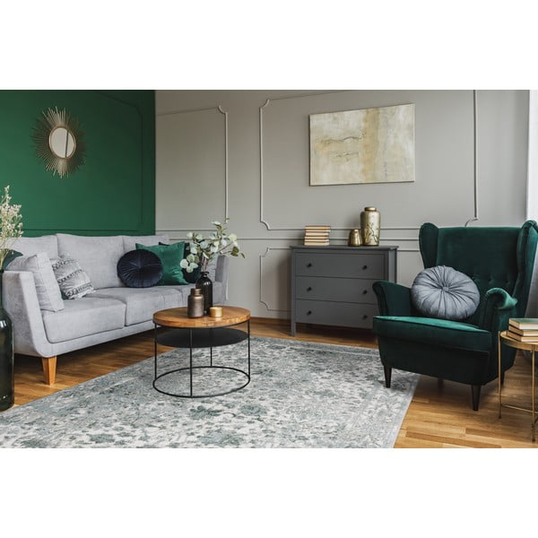 Koberec v mentolové barvě 200x280 cm Sensi Tris – FD-image-1