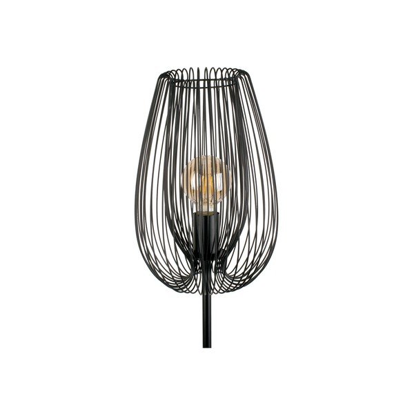 Černá stojací lampa Leitmotiv Lucid, výška 150 cm-image-4