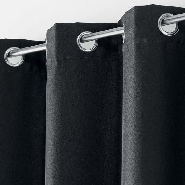 Antracitový zatemňovací závěs 135x280 cm Tissea – douceur d'intérieur-image-1