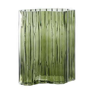 Zelená skleněná váza (výška 26,5 cm) – House Nordic