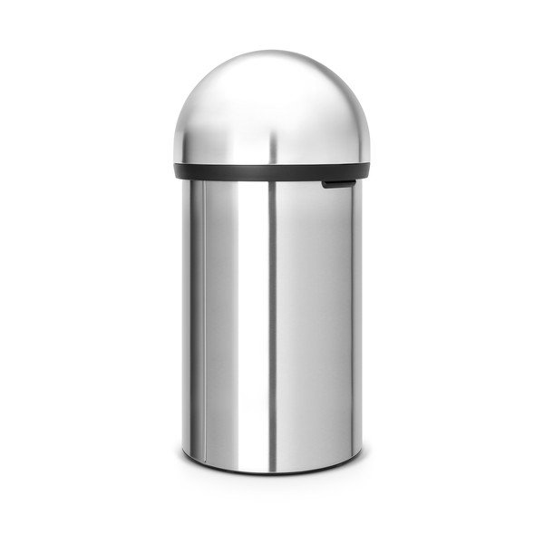 Ocelový odpadkový koš v matně stříbrné barvě 60 l Push Bin – Brabantia-image-2