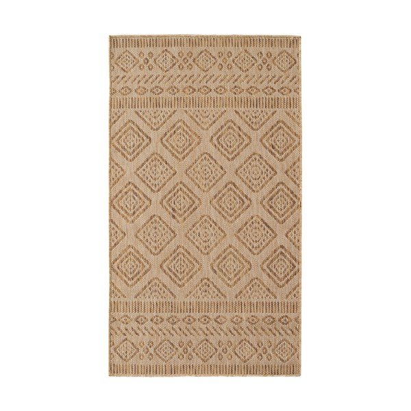 Béžový vnitřní a venkovní koberec 80x150 cm Mira 1452 – Ayyildiz Carpets