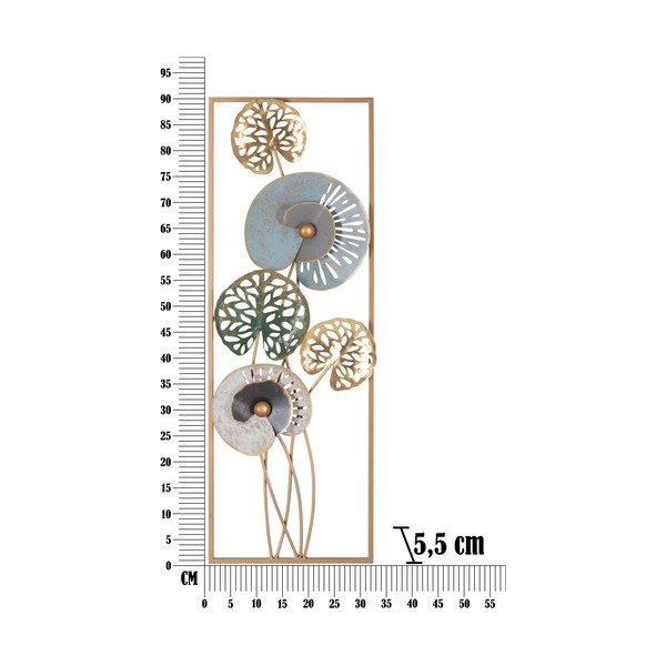 Nástěnná kovová dekorace Mauro Ferretti Gloth, 31,2 x 90 cm-image-2