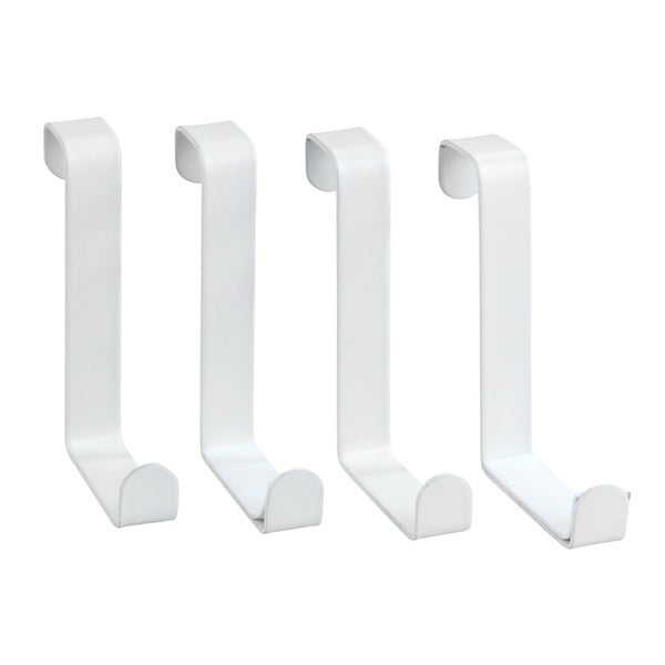 Sada 4 bílých závěsných háčků Wenko Home-image-2