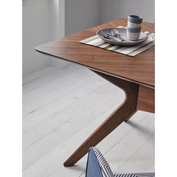 Jídelní stůl v dekoru ořechového dřeva sømcasa Helga, 180 x 95 cm-image-1