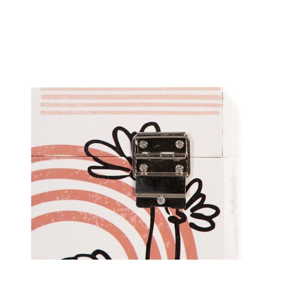 Krémové dekorativní úložné boxy v sadě 2 ks 30x18x15 cm Flowers – Ixia-image-4