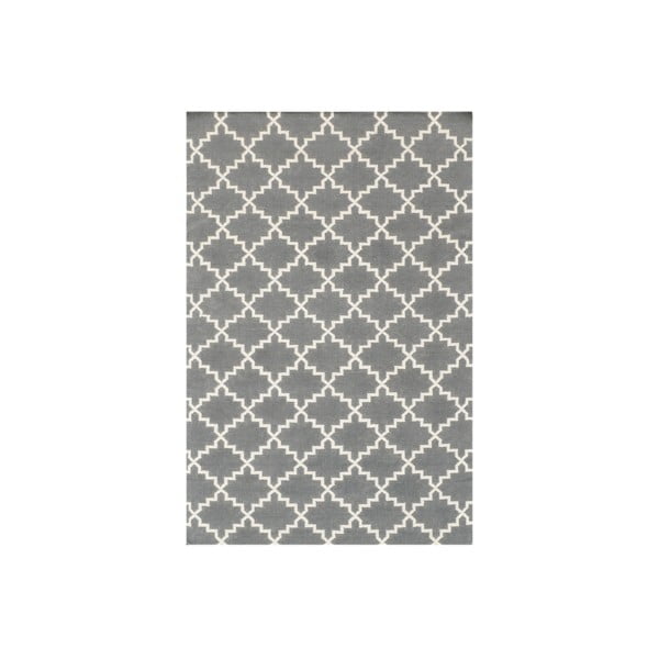 Vlněný koberec Eugenie Grey, 200x140 cm