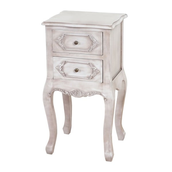 Noční stolek Baroque Antique White
