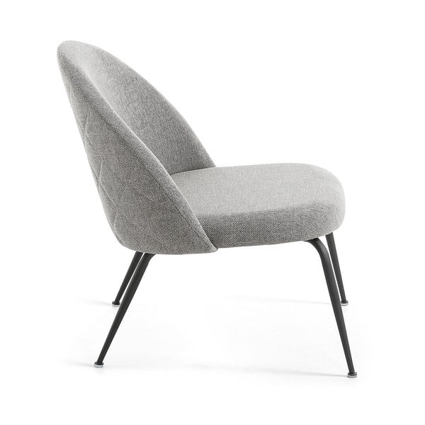 Šedé křeslo Kave Home Mystere-image-2