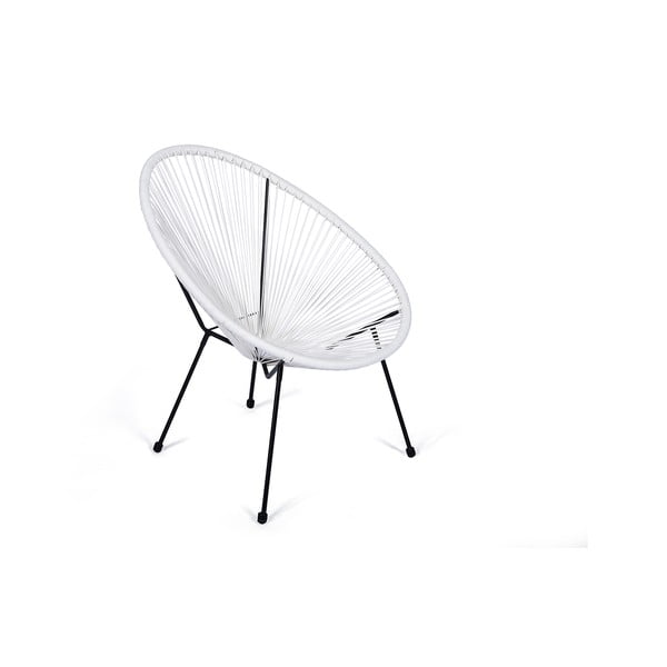 Bílé kovové/plastové zahradní křeslo Avocado Comfort – Bonami Selection-image-1