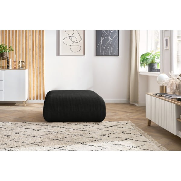 Tmavě šedá manšestrová podnožka Lecomte – Bobochic Paris-image-4