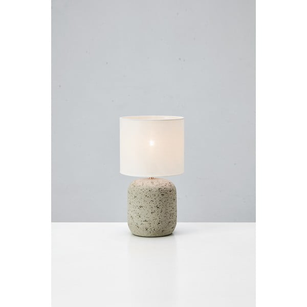 Šedá stolní lampa s textilním stínidlem (výška 33 cm) Montagna – Markslöjd-image-2
