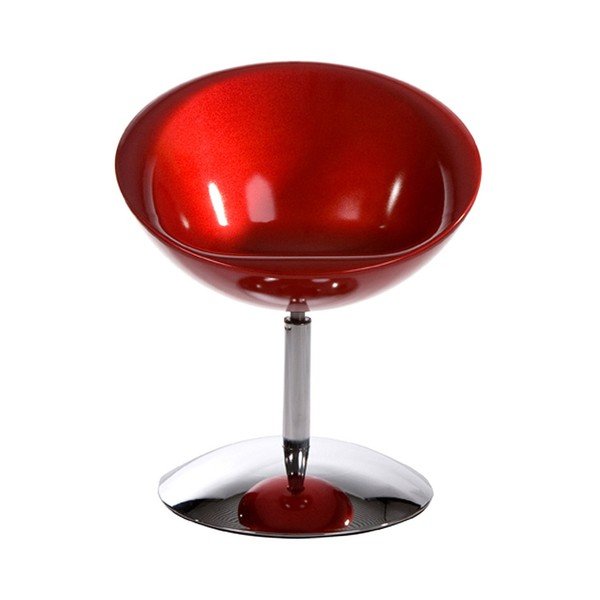 Sada 2 červených otočných křesel Kokoon Design Bowl-image-4