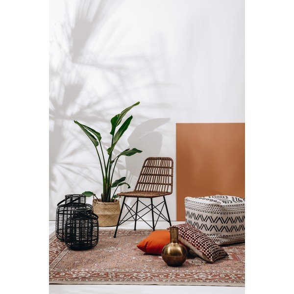 Sada 2 černých bambusových luceren Hübsch Bamboo-image-2