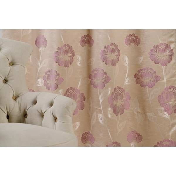 Béžový závěs 140x245 cm Izolde – Mendola Fabrics-image-1