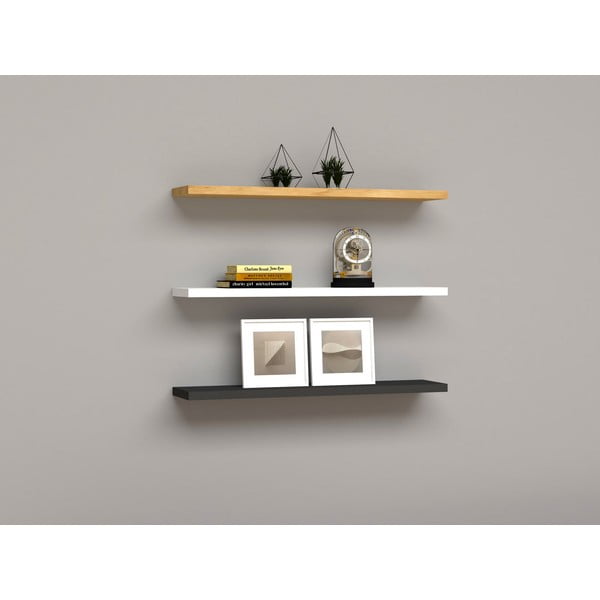 Police z recyklovaného dřeva v sadě 3 ks Boss - Kalune Design-image-1