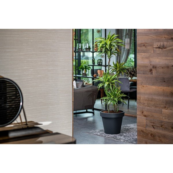 Plastový květináč ø 29 cm Metro Twist – Gardenico-image-1