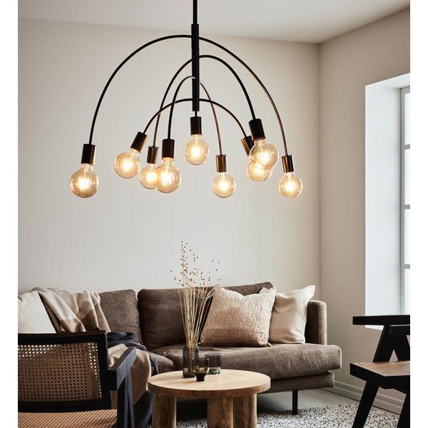 Černé závěsné stropní svítidlo Markslöjd Lavello, šířka 94,5 cm-image-2