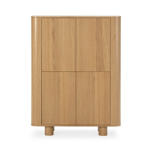Skříňka v dekoru dubu v přírodní barvě 100x133x40 cm Padoc – MOME