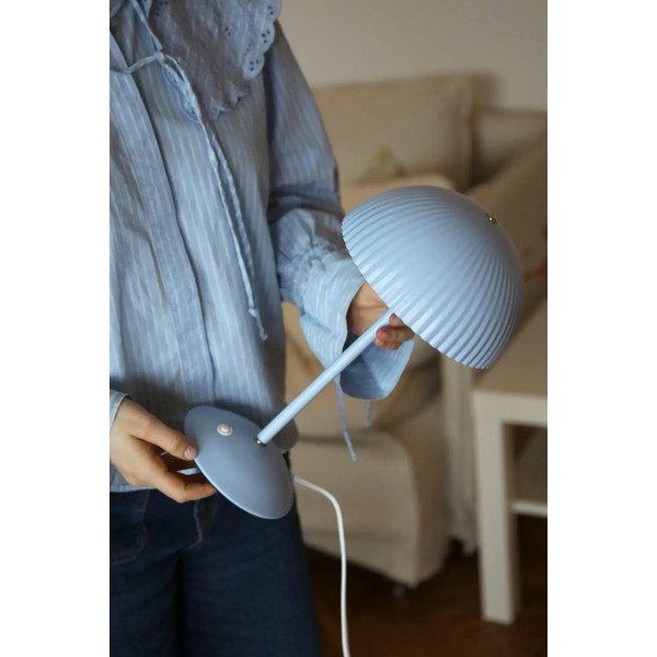 Modrá kovová stolní lampa s kovovým stínidlem (výška 33,5 cm) Zin – Markslöjd-image-3