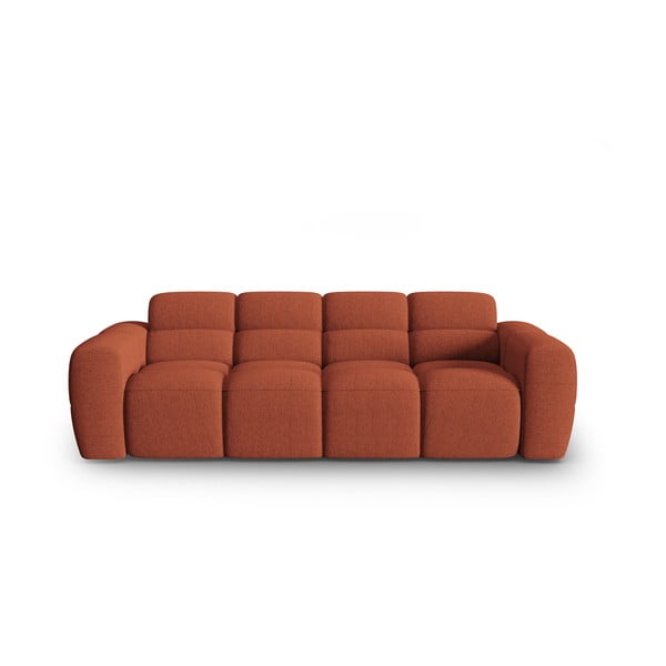 Pohovka v cihlové barvě 256 cm Lisa – Micadoni Home