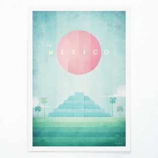 Plakát Travelposter Mexico, 30 x 40 cm