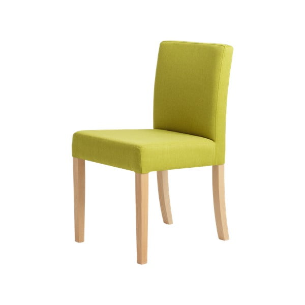 Zelená židle s přírodními nohami Custom Form Wilton