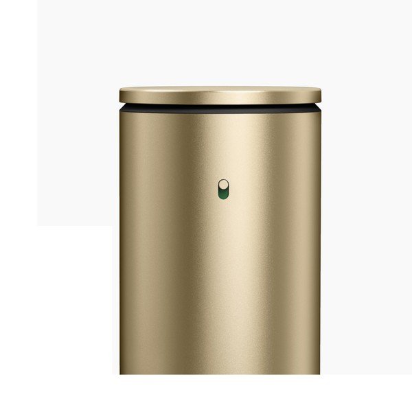 Bezdotykový kovový stojan na mycí prostředky v matně zlaté barvě – simplehuman-image-4