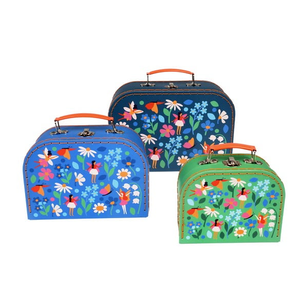 Dětské kufříky v sadě 3 ks Fairies in the Garden – Rex London-image-2