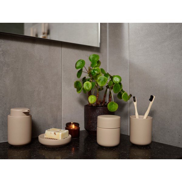 Béžová porcelánová mýdlenka Ume – Zone-image-1