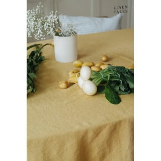Žluté látkové podtácky v sadě 4 ks – Linen Tales